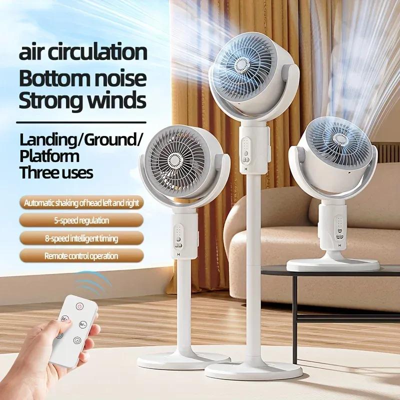 3-In-1 Portable Movable Air Circulation Fan Detachable Adjustable Small Fan 